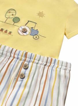 Mayoral Hose Sunny gelb für Babys.
