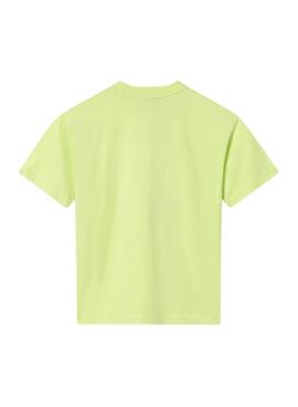 T-Shirt von Mayoral mit grünem Aufdruck für Jungen