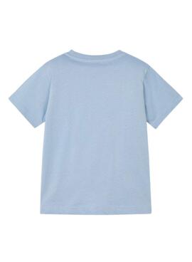 T-Shirt Mayoral mit blauem Perlenmuster für Jungen