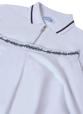 Set Mayoral rock und Polo blau für Mädchen