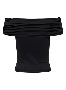 Top Only Ogea Bardot schwarz für Mädchen