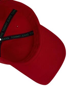 Tommy Jeans Heritage Cap Rot für Damen