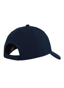 Mütze Tommy Jeans 6 Panel Marineblau für Damen