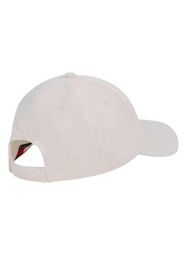 Tommy Jeans Linear Weißmütze für Herren und Damen
