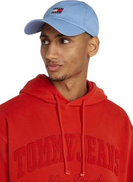 Mütze Tommy Jeans Heritage in Blau für Herren
