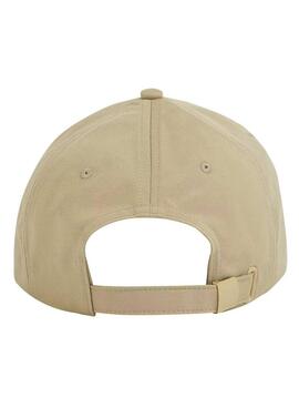 Mütze Tommy Jeans Heritage beige für Herren.