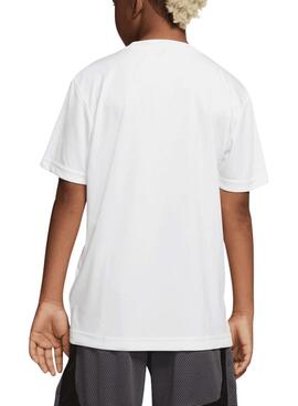 T-shirt Jordan Jumpman weiß für Kinder.