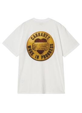 S/S Button T-Shirt Weiß
