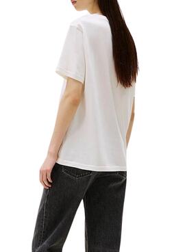 Tommy Jeans Varsity T-Shirt in Beige für Damen.