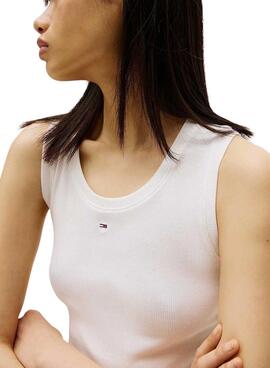 Tommy Jeans Tank Top weiß für Damen