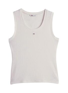 Tommy Jeans Tank Top weiß für Damen