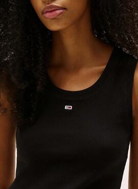 Tank Top von Tommy Jeans in Schwarz für Frauen.