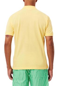 Lacoste Polo aus Piqué Classic Fit in Gelb für Herren