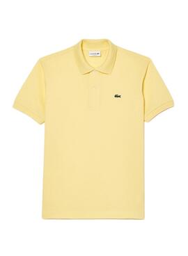 Lacoste Polo aus Piqué Classic Fit in Gelb für Herren