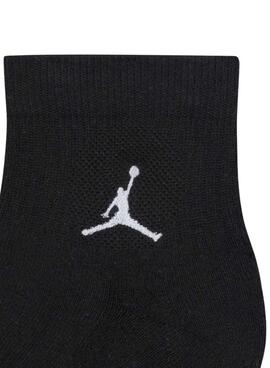 Dreierpack bunter Junior Jordan Jumpman Crew Socken für Jungen und Mädchen.