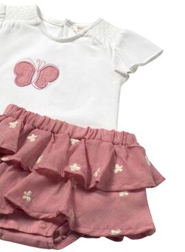 Set Mayoral Rock Schmetterlinge Rosa für Baby