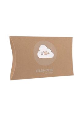 Drei-teiliges Set Mayoral: Strampelhose, Mütze in Beige für Babys.