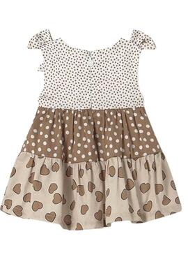 Kleid Mayoral in Keksbraun für Babys