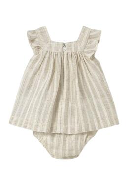 Kleid Mayoral in Beige für Babys zur Zeremonie