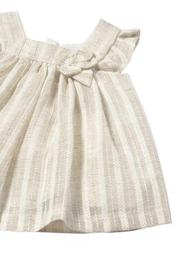 Kleid Mayoral in Beige für Babys zur Zeremonie