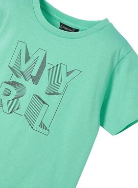 T-shirt Mayoral in Aquamarin für Jungen