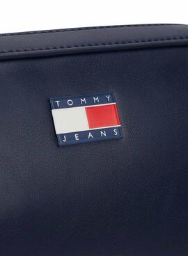 Handtasche Tommy Jeans Convertible Kameratasche blau für Damen.