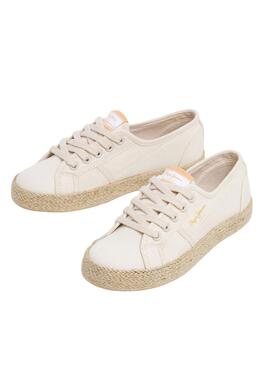 Turnschuhe Pepe Jeans Brady beige für Mädchen