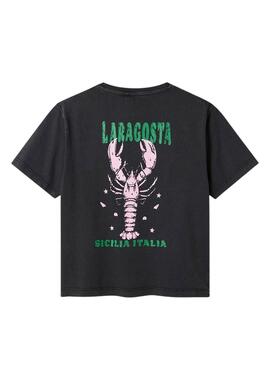 T-Shirt Name It Fagma Schwarz für Mädchen.