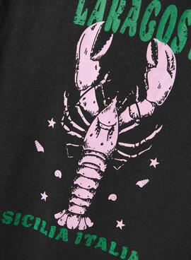 T-Shirt Name It Fagma Schwarz für Mädchen.