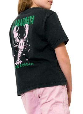 T-Shirt Name It Fagma Schwarz für Mädchen.