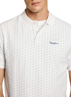 Polo Pepe Jeans Basil weiß für Herren