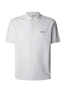 Polo Pepe Jeans Basil weiß für Herren