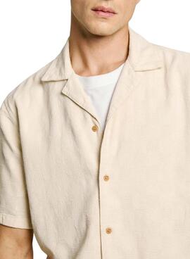 Hemd Pepe Jeans Ansel beige für Herren
