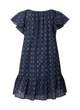 Kleid Pepe Jeans Dafne Marineblau für Frauen