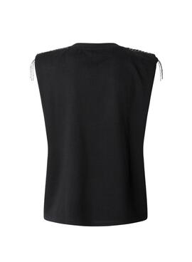 T-shirt Pepe Jeans Vatiana schwarz für Damen