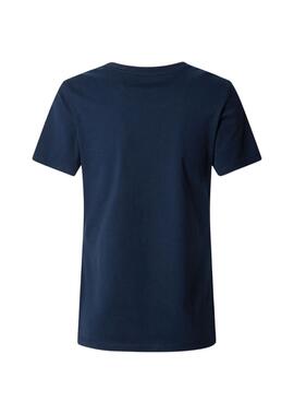 T-Shirt Pepe Jeans Rosalind marineblau für Damen