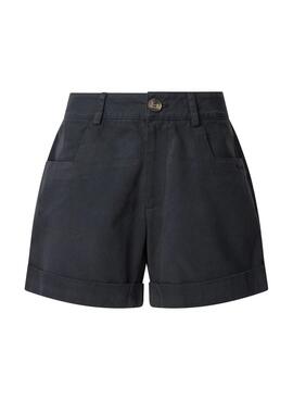 Bermudas Pepe Jeans Jo Marineblau für Damen