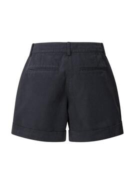 Bermudas Pepe Jeans Jo Marineblau für Damen