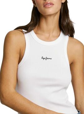 T-Shirt Pepe Jeans Marian weiß für Damen