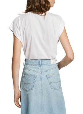T-shirt Pepe Jeans Vivith in weiß für Damen