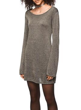 Kleid Pepe Jeans Kate Dua Lipa Gold Für Damen