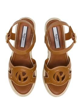 Sandalen Pepe Jeans Gladys braun für Damen