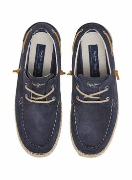Pepe Jeans Tourist Marineblaue Bootsschuhe für Herren