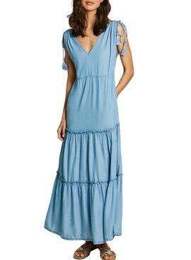 Kleid Pepe Jeans Effie blau für Damen