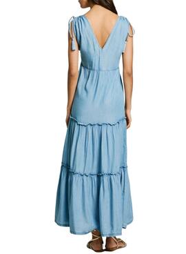 Kleid Pepe Jeans Effie blau für Damen