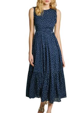 Kleid Pepe Jeans Deal Marineblau für Damen.