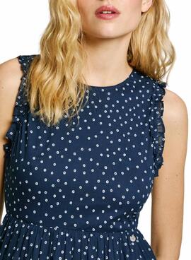 Kleid Pepe Jeans Deal Marineblau für Damen.