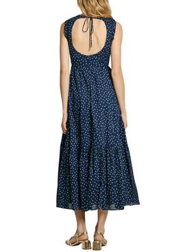 Kleid Pepe Jeans Deal Marineblau für Damen.