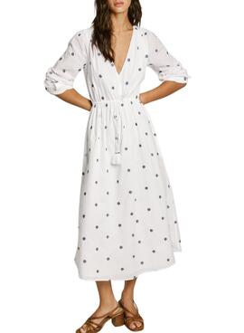 Kleid Pepe Jeans Deal weiß für Damen