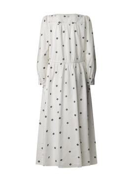 Kleid Pepe Jeans Deal weiß für Damen